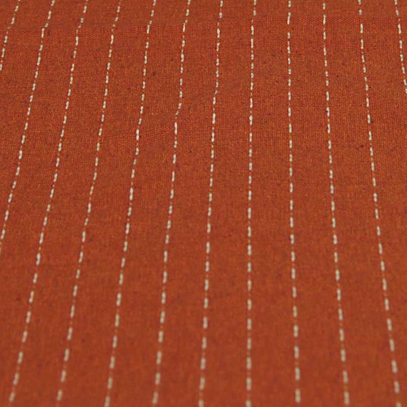 Camino de Mesa Color Chedron 100% Algodón. Hecho a Mano. Detalle.