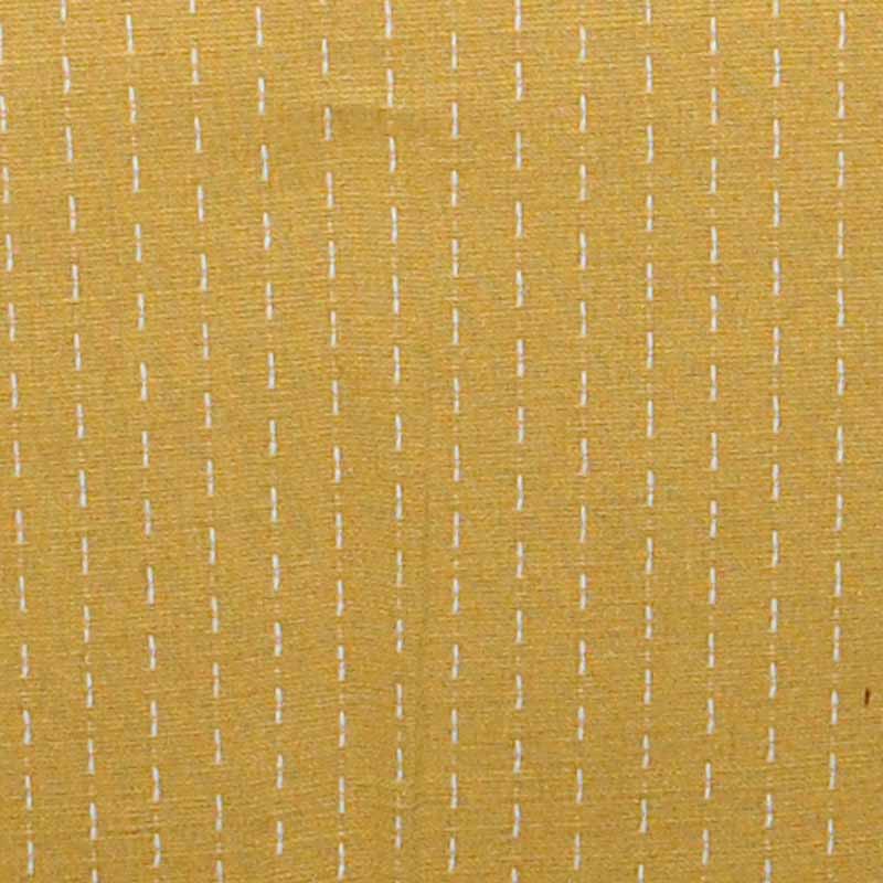 Mantel Rectangular Color Mostaza Tejido Hormiga 100 % algodón Hecho a Mano Detalle
